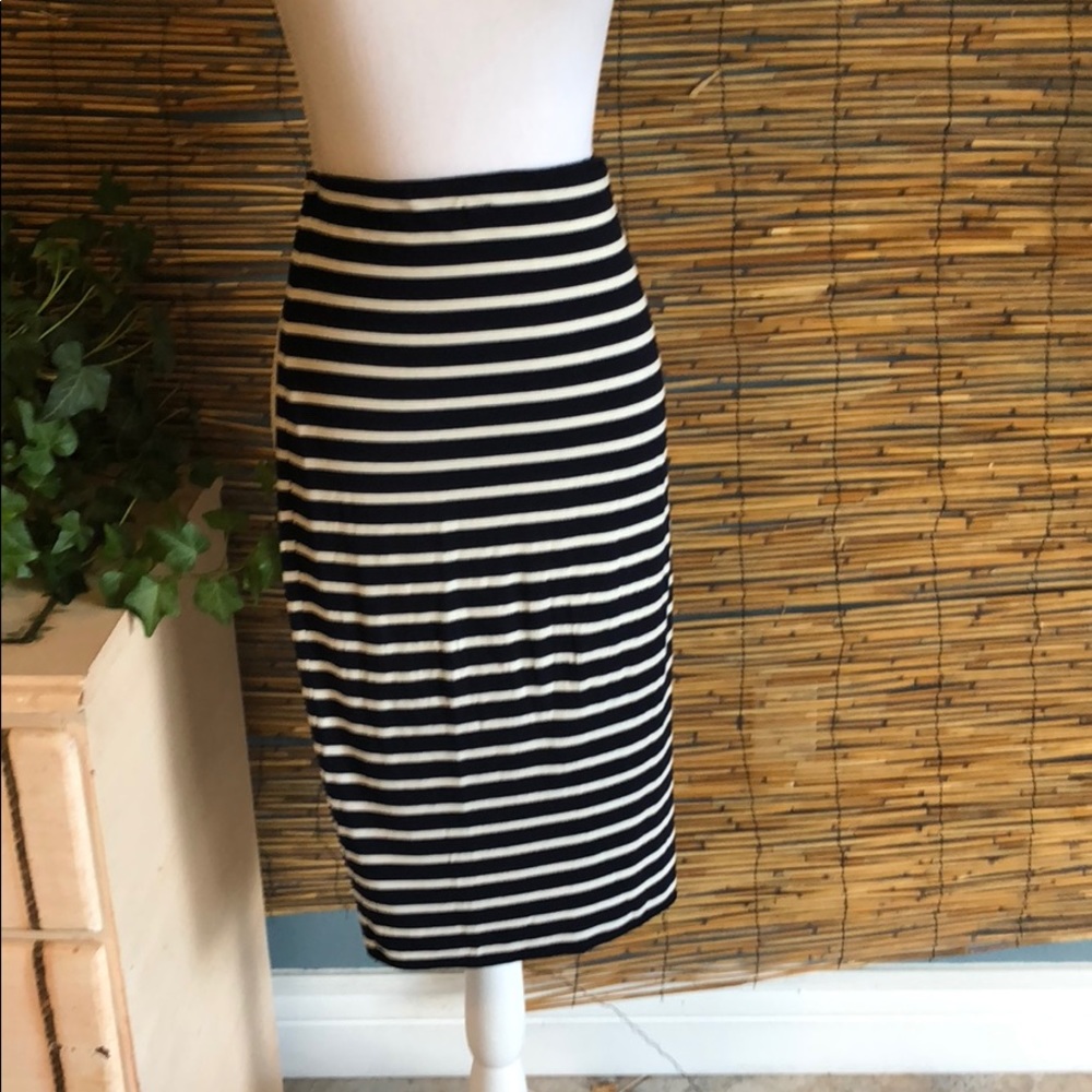 Pencil knit skirt